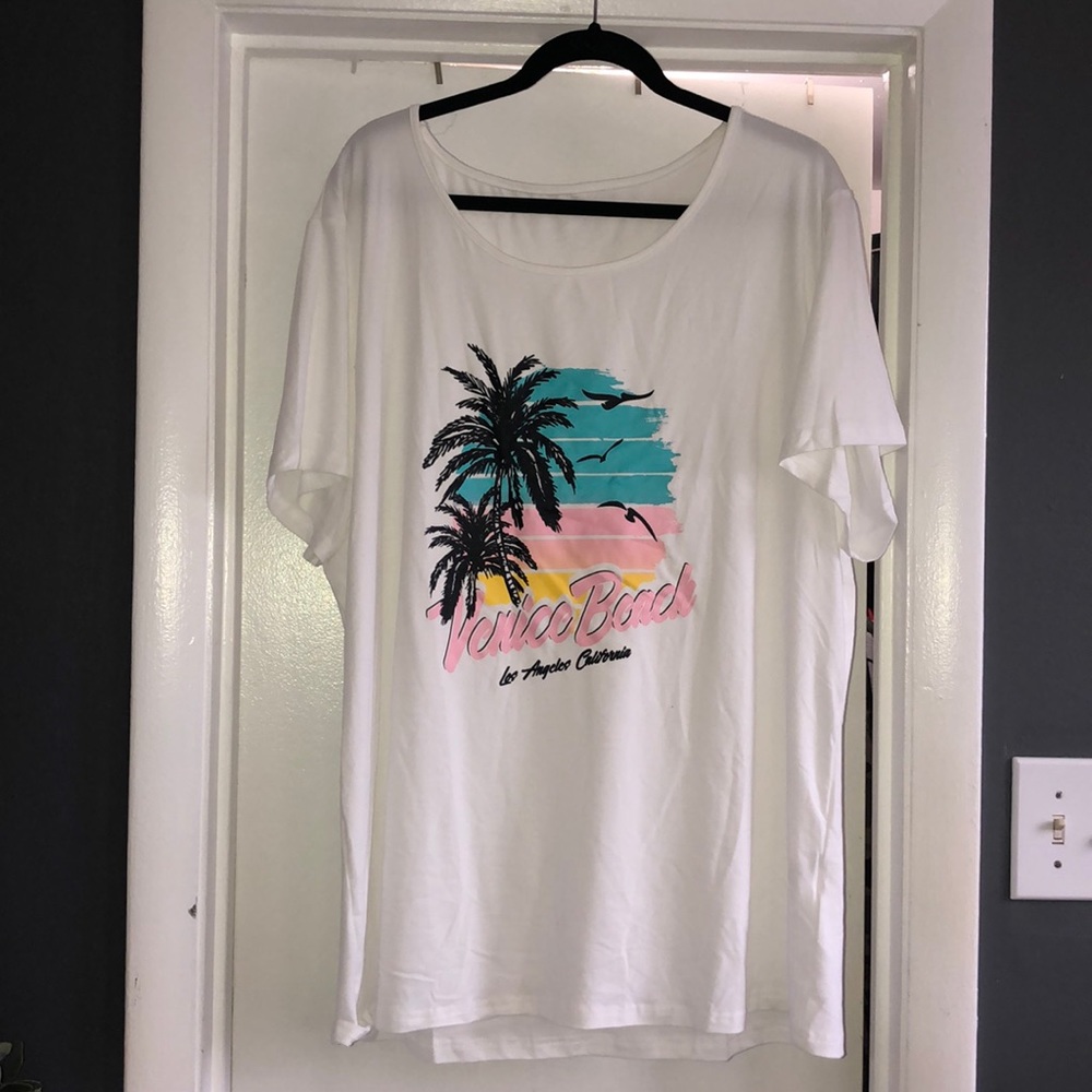 Shein Plus Size 5x Venice Beach tee